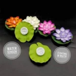 Party Decoration – Artificial LED Floating Lotus Flowers - Add Radiance to Your Water Décor (Pack of 6) - Image 6