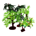 Artificial Mini Plastic Plant – Tree, Grass & Leaves for School Projects & DIY Crafts