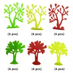 Artificial Mini Plastic Plant – Tree, Grass & Leaves for School Projects & DIY Crafts - Image 17