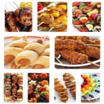 Bamboo Wood Skewer BBQ Sticks – Eco-Friendly Disposable Wooden Sticks for Barbecue, Kebabs, Fruits & Party Snacks | Food-Grade & Biodegradable - Image 4