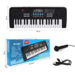 Bigfun BF-430A1 37 Keys Electronic Keyboard Piano with Microphone – Musical Toy Organ for Kids with Music & Learning Features - Image 4