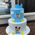 Delicious Fresh Cream Cake – Mickey Mouse for a First Birthday Celebration
