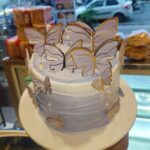 Delicious Fresh Cream Cake – White Butterfly Theme Cake
