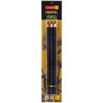 Camlin Kokuyo Camel Charcoal Pencil Set – Soft, Medium & Hard (Pack of 3)