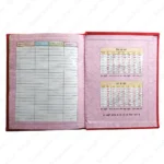 Canvas Index Khata Book – Durable & Premium Letter Size Notebook for Organized Writing  ✍️ (Pack of 1) - Image 4