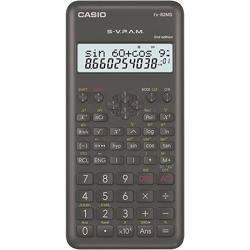 casio-calculator-fx-82ms-scientific Casio Calculator - fx-82ms 2nd Gen Scientific, 1 pc - Image 1
