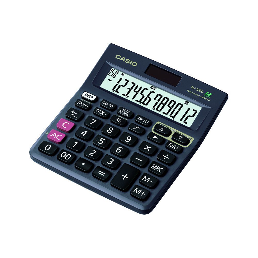 casio-calculator-mj-120d-with-tax-keys-1 Casio Calculator - MJ-120D with Tax Keys, 1 pc - Image 1