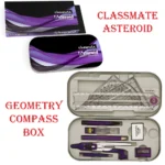 Classmate Asteroid Geometry Compass Box – Premium Mathematical Drawing Instrument Box for Students (Pack of 1)