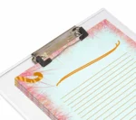 Transparent Clip Board – Durable Exam Writing Pad for School & Office (Pack of 1) - Image 2