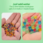 Colorful Magic Crystal Water Jelly Balls – Vibrant Water Beads for Decoration & Plant Hydration   (Pack of 1) - Image 3