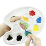 Colour Mixing Plate – Perfect Dish for Blending Colors with Ease (Pack of 1)