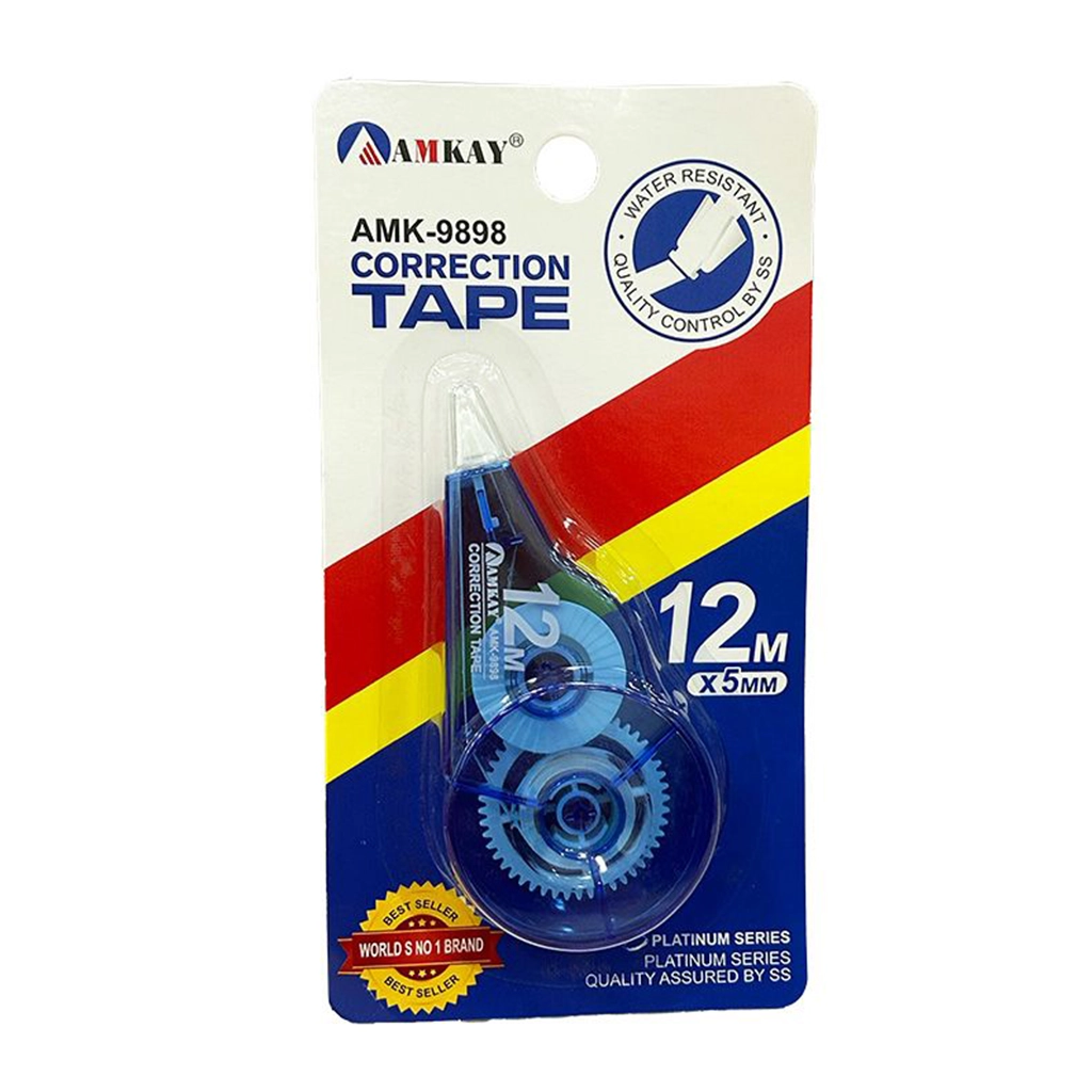 correction-tape-12mtr Correction Tape – Instant, Clean and Smudge-Free Corrections, 1 pc - Image 1