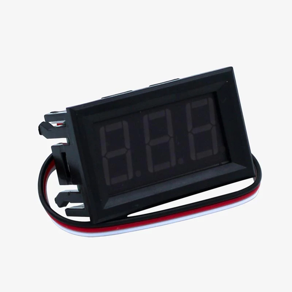 dc-voltmeter-panel-digital-led-1 Project - DC Voltmeter Panel Digital LED (5-30V) Green (Pack of 1) - Image 1