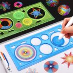 Designer Ruler – Spirograph Ruler for Creative Drafting and Precision Scale (Pack of 1) - Image 4