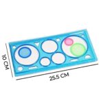 Designer Ruler – Spirograph Ruler for Creative Drafting and Precision Scale (Pack of 1) - Image 5