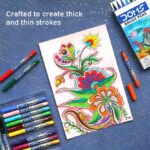 Doms Brush Pens - Regular, Pastel, Metallic Colour Set (Pack of 1) - Image 3