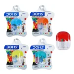 Doms Dust Collector Pencil Sharpener – Mess-Free & Precise Sharpening! (Pack of 1)