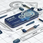 Doms Geofine Mathematical Drawing Instruments Compass Box - Image 2