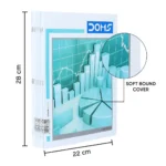 Doms Graph Book – 1mm Graph Squares, One Side Ruled (22 x 28 cm, Pack of 1) - Image 3