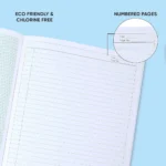 Doms Graph Book – 1mm Graph Squares, One Side Ruled (22 x 28 cm, Pack of 1) - Image 4