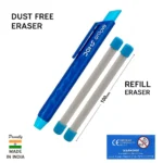 Doms Eraser - Premium Dust-Free Erasers, Multicolor (Pack of 1) - Image 13