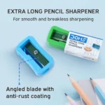 Doms Pencil Sharpener Extra Long – Precision Sharpening for Smooth Writing & Drawing - Image 3