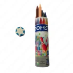 Doms Plastic Crayons – Long 14 Shades, Vibrant Colors for Creative Artworks (Pack of 1)
