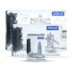 Doms Sketch Book with Spiral Bound – Perfect Canvas for Creativity, 1 pc