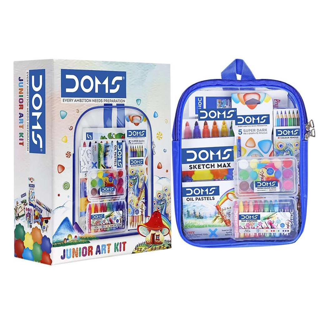 doms-stationery-kit-junior-art-kit-1 Doms Stationery Kit – Junior Art Kit | Perfect for Young Artists & School Use ✏️ (Pack of 1) - Image 1