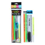 Doms Stationery Kit - Neon Prime Kit (Pack of 1)