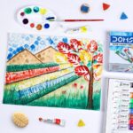 Doms Water Colour Tubes – 12 Shades, Unleash Vibrant Creativity (12 Assorted Shades, 1 Paint Brush & 1 Palette) - Image 3