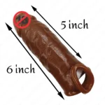 Jumbo Reusable Stream Dragon Silicone Condom for Men – Natural Feel, Dotted Design, Premium Pack (Pack of 1) - Image 5