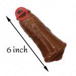 Jumbo Reusable Stream Dragon Silicone Condom for Men – Natural Feel, Dotted Design, Premium Pack (Pack of 1) - Image 11