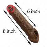 Jumbo Reusable Stream Dragon Silicone Condom for Men – Natural Feel, Dotted Design, Premium Pack (Pack of 1) - Image 10