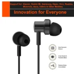 Dual Driver Earphones with Mic – High Bass Sound, Noise Isolation, Compatible with Xiaomi, Redmi, Mi & All Android Smartphones - Image 2