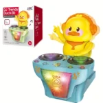 Electronic Disc DJ Duck Yellow Toy – Musical Dancing Duck with Lights & Sounds | Interactive Shaking Toy for Babies & Kids