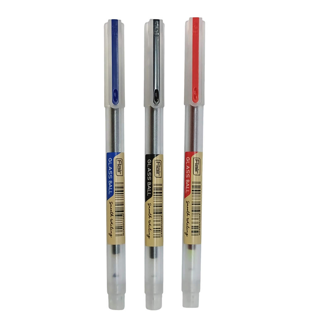 flair-ball-pen-glass-transparent-1 Flair Ball Pen - Glass Transparent, 1 pc - Image 1