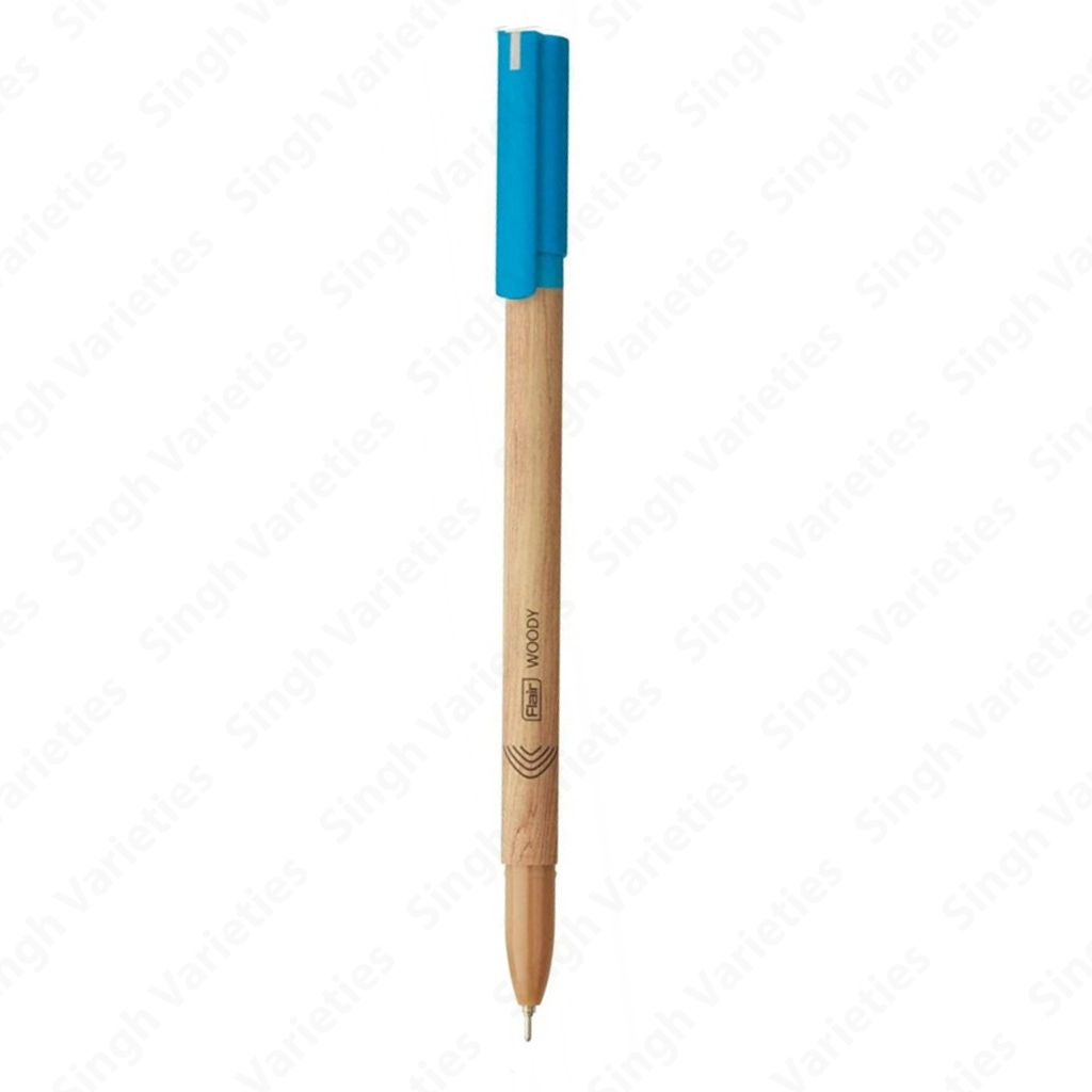 flair-ball-pen-woody-blue Flair Woody Ball Pen – Smooth Writing with a Stylish Wooden Finish ️ (Pack of 1) - Image 1