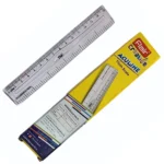 Flair Creative Aculine Scale – Durable Transparent Plastic Ruler for Students & Professionals | Precise Measurement Tool for School, College & Office Use