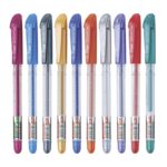 Flair Glitter Extra Sparkle Gel Pens - For Smooth Writing (Pack of 10) - Image 2