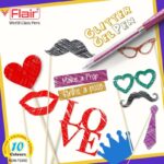 Flair Glitter Extra Sparkle Gel Pens - For Smooth Writing (Pack of 10) - Image 5