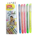 Flair Highlighter Pen - Sleek Hi-Lighter (Pack of 5)