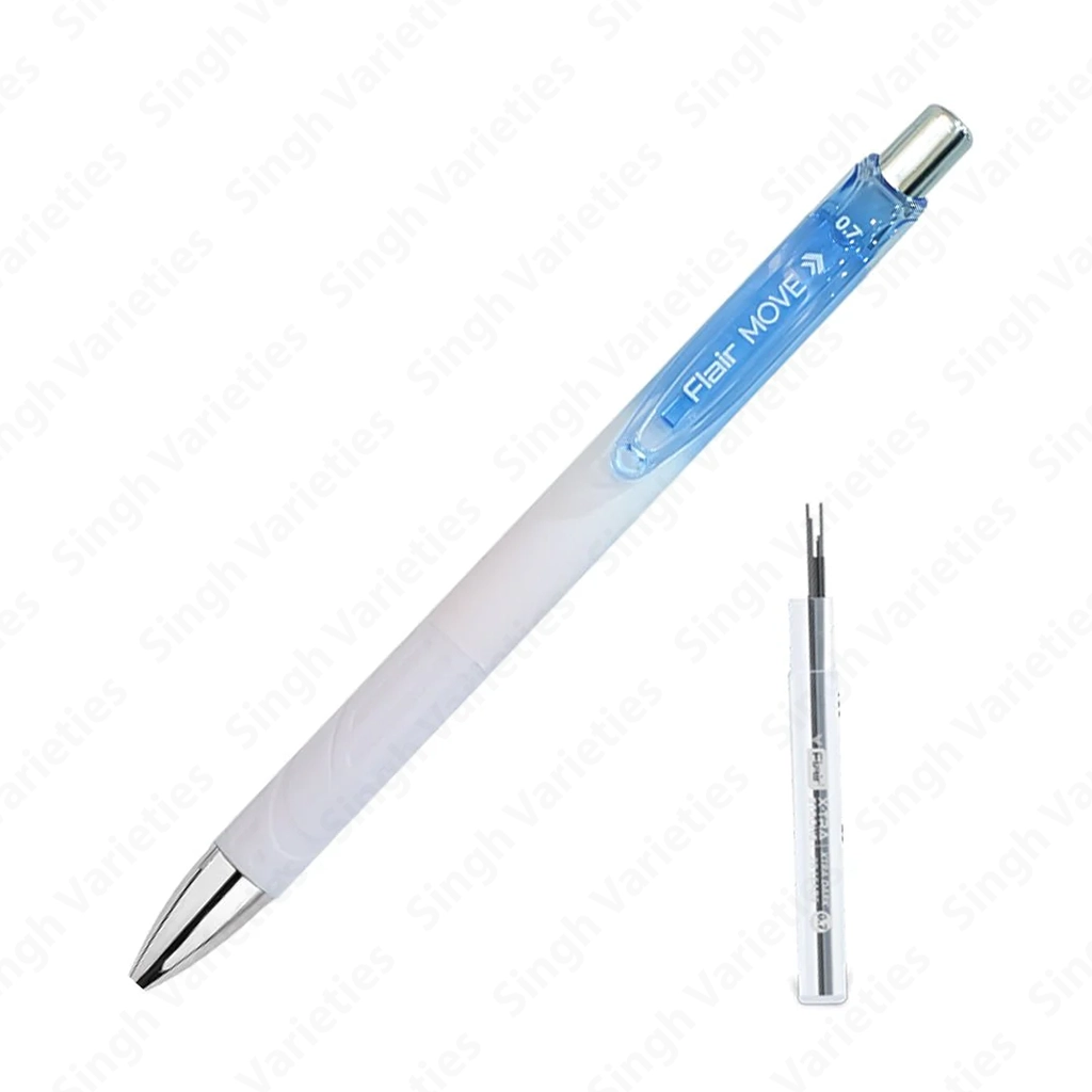 flair-mechanical-pencil-move-07-with-lead-box-1 Flair Creative Move Dx 0.7mm Mechanical Pencil with Lead – Precision & Style in Every Stroke (Pack of 1) - Image 1