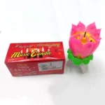 Party Decoration – Happy Birthday Musical Flower Candle - Magical Candle for Birthdays - Image 2