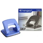Kangaro Paper Punch DP-500 2 Hole – Durable & Precise Hole Punching for Office & School Use (Blue, Pack of 1)