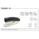 Kangaro Stapler - Trendy 10/Y2 C-Thru, Heavy-Duty Stapling for Home, Office and School Use (Pack of 1) - Image 2