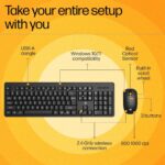 HP KM260 Wireless Keyboard & Mouse Combo - Image 3