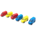 LM-606A Lumo Mini Pull Back Ambulance Set 3 inch - Mini Size Toy For Kids & Children (Multicolor, Pack of 1) - Image 4