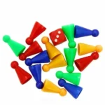 Ludo Pawns & Dice Pack | Perfect for Ludo, Ludomaze, Snakes & Ladders and More! (Ludo Goti)