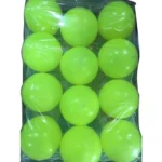 Madhav Plastic Cricket Ball Parrot Green Radiom Colour | Durable & Lightweight Cricket Ball for All Ages - Image 2
